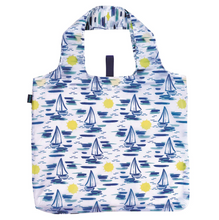 Load image into Gallery viewer, Sailboat Sails Reusable Shopper Tote Bag
