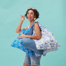 Load image into Gallery viewer, Sailboat Sails Reusable Shopper Tote Bag
