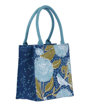 Load image into Gallery viewer, Chrysanthemum/Bird Reusable Gift Bag Tote
