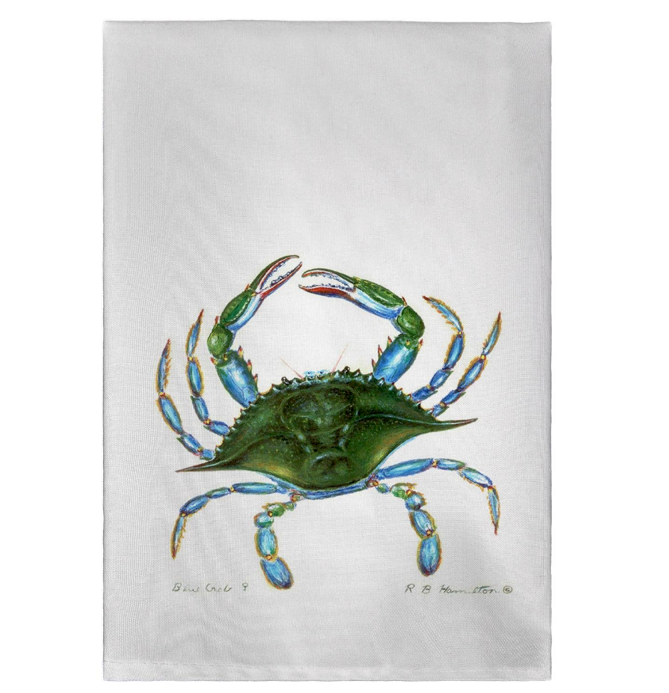 Blue Crab Guest Towel