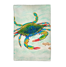 Load image into Gallery viewer, Colorful Crab &amp; Fish Microfiber Kitchen Towel

