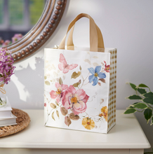 Load image into Gallery viewer, Floral Butterfly Tote/Shopping Bag
