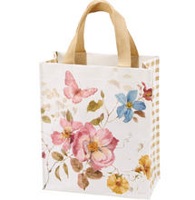 Load image into Gallery viewer, Floral Butterfly Tote/Shopping Bag
