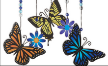 Load image into Gallery viewer, Metal Painted Butterfly Wind Chime
