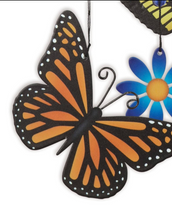 Load image into Gallery viewer, Metal Painted Butterfly Wind Chime
