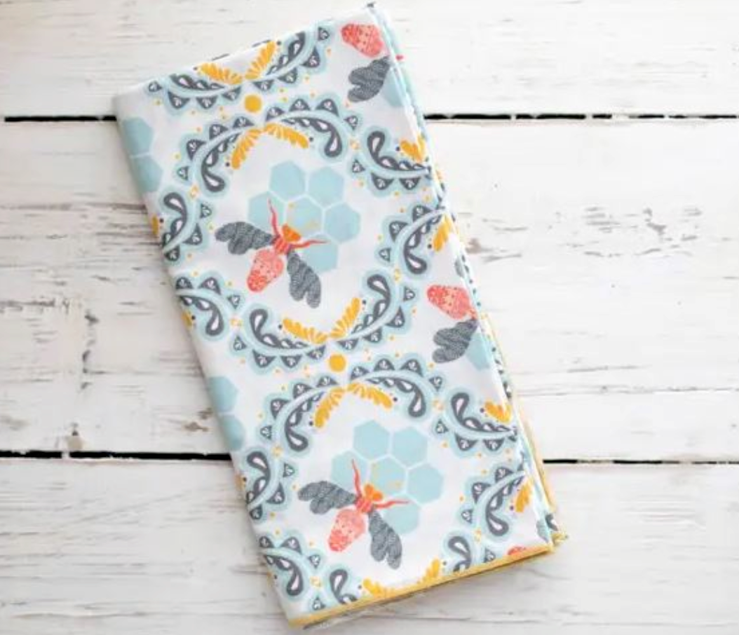 Honey Bee Cloth Cocktail Napkin Set