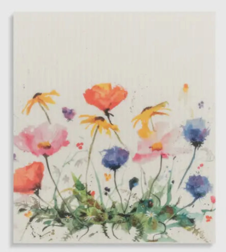 Biodegradable Spring Flowers Dish Cloth