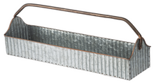Load image into Gallery viewer, Galvanized Trough Planter
