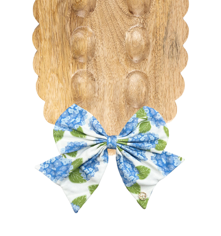 Hydrangea Fabric Bow