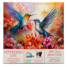 Load image into Gallery viewer, Hummingbird Love Puzzle 500 pc
