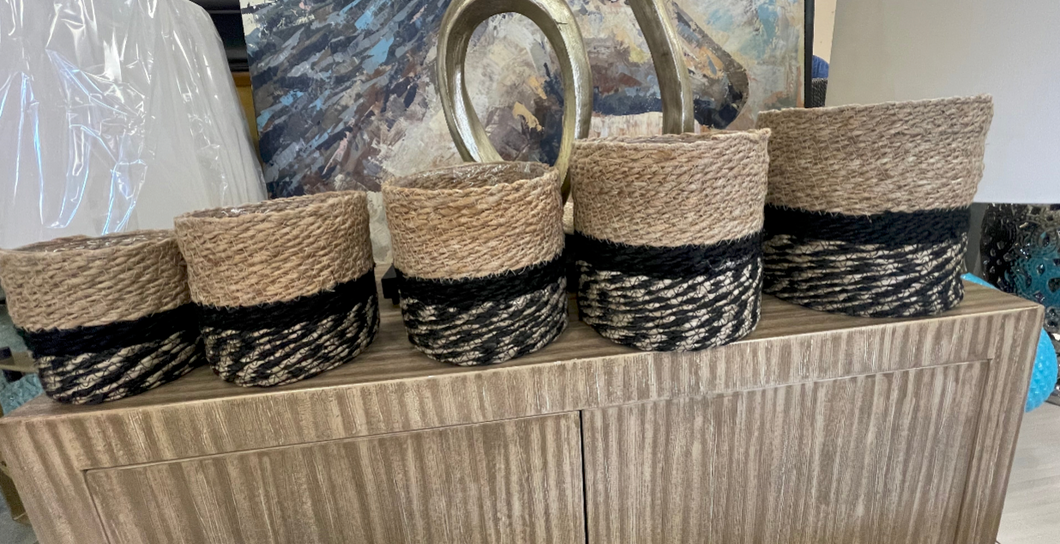 Jute Garden Pot Cover Collection