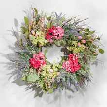 Load image into Gallery viewer, Blooming Garden Twig Wreath 24"
