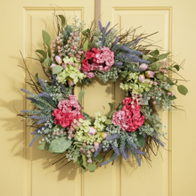 Load image into Gallery viewer, Blooming Garden Twig Wreath 24"

