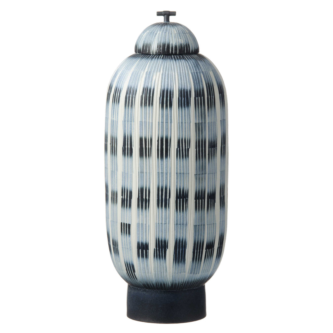 Batik Ceramic Hand Carved Jar