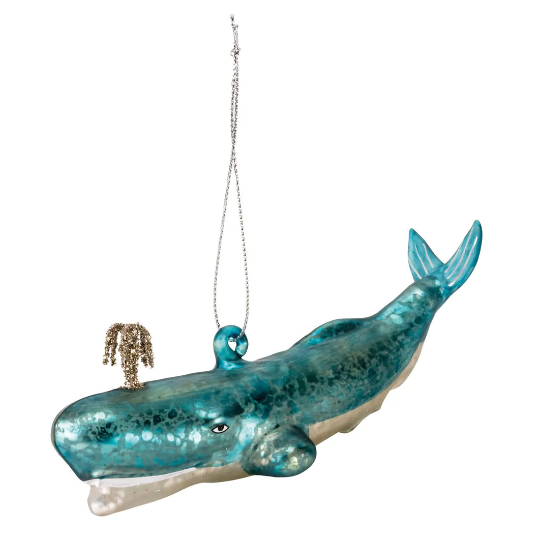 Glass Whale Ornament Collection