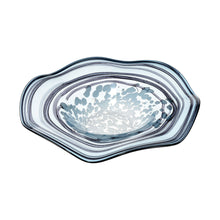 Load image into Gallery viewer, Loch Blue and White Glass Bowl
